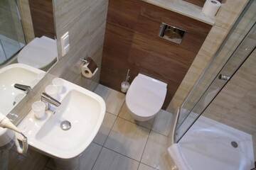 Фото номера Двухместный номер с 1 кроватью или 2 отдельными кроватями Отель Hotel Szyszko г. Сувалки 14