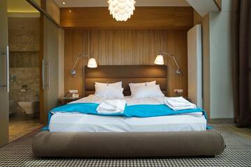 Фото номера Апартаменты Делюкс (для 2 взрослых) Отель Velvet Hotel &amp; Restaurant г. Сувалки 13