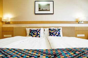 Фото номера Двухместный номер с 1 кроватью или 2 отдельными кроватями Отель Velvet Hotel &amp; Restaurant г. Сувалки 6