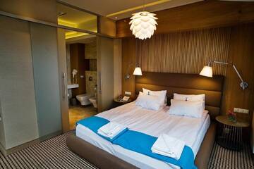 Фото номера Апартаменты Делюкс (для 2 взрослых) Отель Velvet Hotel &amp; Restaurant г. Сувалки 3