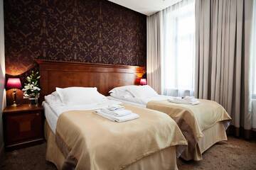Фото номера Двухместный номер с 2 отдельными кроватями Отель Hotel Akvilon г. Сувалки 3